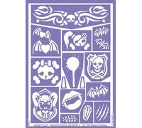 GRIM'TOUT - Stencil, Color Violet, gt41923.