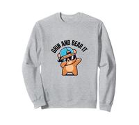Grin and "bear it" Sudadera