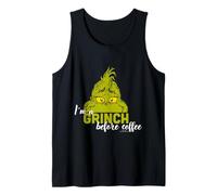 Grinch - I'm a Grinch before coffee Camiseta sin Mangas