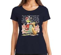 Grinch Max Christmas Santa Rudolph - Camiseta para mujer, azul marino, M