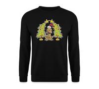 Grinch Max Dog Árbol de Navidad | Navidad Navidad Navidad X-Mas Jersey, Negro , 3XL