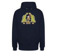 Grinch Max Dog Árbol de Navidad | Navidad Navidad X-Mas Sudadera con capucha, azul marino, S