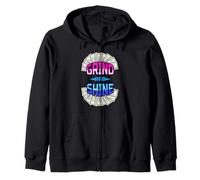 Grind and Shine Funny Hombres Mujeres Empresario Dueño Dinero Efectivo Sudadera con Capucha