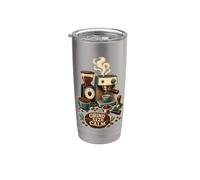 GRIND SIZE CALM Espresso Molinillo Ajuste Vaso térmico de acero inoxidable de doble pared