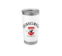 Grindelwald Suiza Chicas Viaje Vacaciones Viaje Recuerdo Vaso térmico de acero inoxidable de doble pared