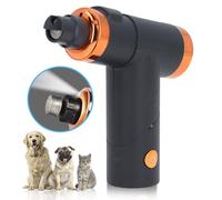 Grinder de Garras para Perros, 2 velocidades de poderosos cortadores de uñas Suaves con Luces LED, Recargable para el Cuidado de Las Garras de Perros y Gatos