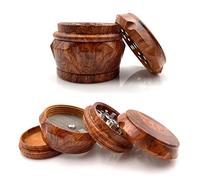 Grinder Molinillo De Polen Especias Manual Portátil Trituradora Polen Especias Trituradora Para Herramienta Molienda De Especias De Cocina Para Hierbas Secas,Polen,Flores,Especias,Tabaco (40*33mm)