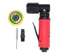 Grinder neumático 2 pulgadas 90 ° ángulo | Policador industrial de baja vibración y lijadora | Cuerpo de aleación de zinc para muebles/metal/automotriz | 15000 rpm, 90 psi,