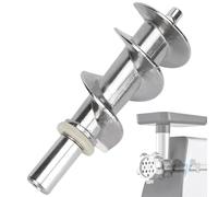 Grinder Screw Accessory - Heavy Duty Stainless Steel Auger, 12cm Long Replacement Feed Screw, 4.2cm 4.5cm Base Sizes | Sturdy Durable Electric Grinder Part For Kitchen Home Use Grinding Tool