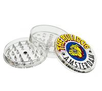 Grinder The Bulldog transparente - Grinder plástico 3 partes