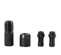 Grinder to Die Grinder Adapter Set 5/8-11 Arbor to 3mm & 6mm Collet Chuck, Heavy Duty Straight Chuck Converter for Rotary Burrs Wood Carving Metal Grinding Pulishing Attachment