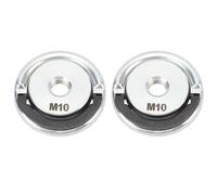 Grinder Tuerca de liberación rápida M10 Aleación Acero Plaza de presión de sujeción rápida 45 mm de diámetro para ruedas de molinillo de ángulo 2 PCS