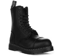 GRINDERS Despedida de Soltero Acs Premium Puntera Acero Cuero Mujer Botas Negras