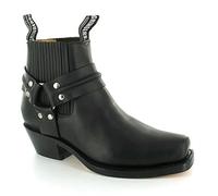 Grinders Renegade Lo Negro Hombres Botas De Vaquero, color Negro, talla 40 2/3 EU