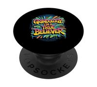 Grindology Soy un Verdadero Creyente Cita de Estilo Urbano PopSockets PopGrip Adhesivo
