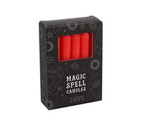 Grindrstore - Juego de 12 velas mágicas (10 cm), color rojo, para conjuros de amor
