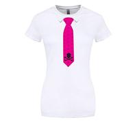 Grindstore Camiseta con diseño de calaveras rosas, disfraz para mujer