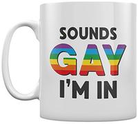 Grindstore - Taza Sounds Gay, I`m In Mug (Tamaño Único) (Blanco)
