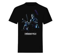 Grindstore terminator 2 - poster hombre camiseta negro m 100% algodón