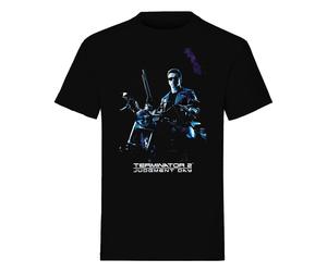 Grindstore terminator 2 - poster hombre camiseta negro m 100% algodón