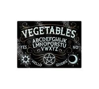 Grindstore Vegetables Ouija Glass Rectangular Chopping Board
