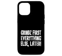 Grindz First Hawaiian Pidgin Hawaii Creole Inglés Aloha Carcasa para iPhone 12/12 Pro