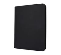 GrinOwl - Carpeta de tarjetas de 16 bolsillos, se adapta a 1216 tarjetas de intercambio, más de 1200 bolsillos, carpeta de álbum de tarjetas coleccionables sin anillo para TCG (negro)