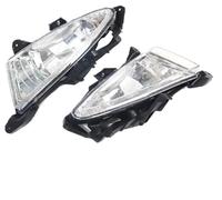 Griozzyi Accesorios montaje de faros Conjunto de faros delanteros para Hyundai para Elantra 2007-2011, luces antiniebla delanteras transparentes DRL