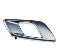 Griozzyi Cubierta del tirador puerta Manija interior de puerta delantera izquierda derecha plateada para ranger 2012-2019 para everest 2015-2019(Right Side)
