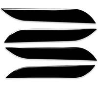 Griozzyi Cubierta del tirador puerta Para Tesla Para Model S Negro Para cubierta de manija de puerta exterior de automóvil negro brillante