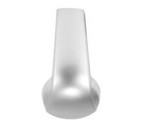 Griozzyi Pomo de cambio de coche Cubierta de la perilla palanca cambios ABS, embellecedor manija,adhesivo decorativo para Mazda 2, 3, 6, CX-3, CX-5, CX-9(Prata)