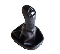 Griozzyi Pomo de cambio de coche Perilla de cambio marchas 5y6 velocidades para coche clásico con cubierta cuero antipolvo para Mercedes para Benz Clase(6Speed)