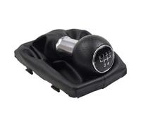 Griozzyi Pomo de cambio de coche Perilla de palanca cambios para A4 B6 2000-2008,manual, 5 y 6 velocidades, con cubierta cuero antipolvo(C)