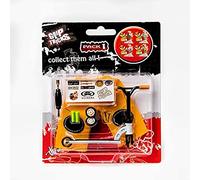 Grip and Tricks - Finger Scooter with Mini Scooters Tools and Mini Fingerboards Accessories - Pack 1 White Finger Toy for kids 6+ years old