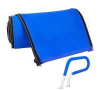 Grip de ferrocarril de la piscina - Cubierta de pasamanos con cremallera con cremallera, envoltura de escalera de piscina antideslizante | Manga de protección ferroviaria manual duradera, una cómoda c