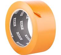 GRIP Eventbasics Cinta adhesiva de PVC naranja, 50 mm x 33 m, cinta adhesiva de PVC GT 802, mate, extremadamente elástica y elástica, alta resistencia al desgarro, resistente al agua
