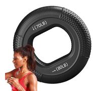Grip Force Exerciser, Double Resistance Rings, Elastic Finger Workout Bands, Portable Hand Fitness Device with Strength Rehab Training Gear for Dexterity Muscle Recovery 0.99in