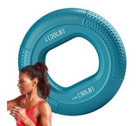 Grip Force Exerciser, Double Resistance Rings, Elastic Finger Workout Bands, Portable Hand Fitness Device with Strength Rehab Training Gear for Dexterity Muscle Recovery 0.99in