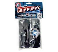 Grip Puppy - Agarre de Manillar para Motocicletas, Bicicletas y Scooters - Material de Espuma técnica, Estable, celda Cerrada - Negro - 2 Unidades - 6 Pulgadas x 6 Pulgadas