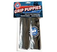 Grip Puppy - Agarre de Manillar para Motocicletas, Bicicletas y Scooters - Material de Espuma técnica, Estable, celda Cerrada - Negro - 2 Unidades - 6 Pulgadas x 6 Pulgadas