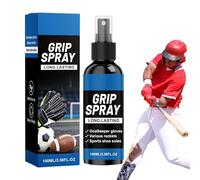 Grip Spray - 95.8 g Deportes Antideslizante | 100 ml Potenciador de rendimiento - Multi Spray para fútbol, béisbol, golf, raqueta de bolos, mejora el control, no pegajoso, larga duración, uso en