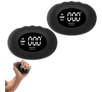 Grip Strength Tester, 396lb Smart Silicone Hand Grip Strengthener with Smart Digital Display, Portable Rechargeable Electronic Hand Grip Tester Ball for Sports, Fitness & Rehabilitation (2Pcs-A)