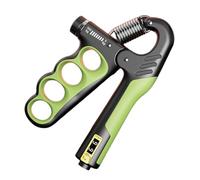 Grip Strength Trainer, Adjustable Grip Strengthener, 4,33 x 0,98 x 7,09 pulgadas Smart Counting Finger Ejerciser, Workout Equipment for Home Commuting School Travel Fitness and