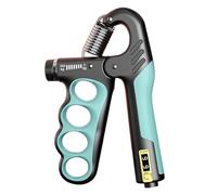 Grip Strength Trainer, Adjustable Hand Ejerciser, 4.33x0.98x7.09 inches, Smart Counting Finger Strengthener, Resistance Build, Training Equipment for Home, Commuting, School, Travel