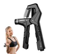 Grip Strength Trainer, Hand Exercise Resistance Tool, Adjustable 5-60kg Portable Device, ABS Steel Spring Non Slip Handle, Forearm Workout Equipment Ergonomic Design 7.28x4.53x1.18 inches
