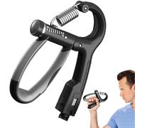 Grip Strength Trainer, Portable Forearm Exerciser Device, 10-100Kg Adjustable Resistance, Counting Design for Progress Tracking, Hand Grip Training Tool for Women, Men, Adults