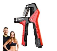 Grip Strengthener, Hand Grip Strength Trainer Exerciser, Adjustable Anti-Slip Portable Ergonomic Tool, for Fitness, Muscle Building, Climbing, Travel and Gym Strengthening