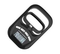 Grip Tester - Accurate Digital Reading Up To 180kg | 180kg Electric Gripper Measuring Tool Rechargeable | For Body Recovery Sports Exercise Office Home Gym Travel Women, USB Or AAA Battery, 19.5x13cm,