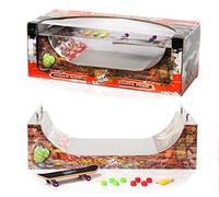 Grip & Tricks - Rampas para Finger Toy - Halfpipe - Fingerboard - Cruiser Board : Dimensions: 28 X 12 X 10 cm