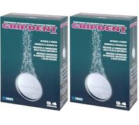 Gripdent Tabs 54 - Tabletas desinfectantes - Desinfecta y blanquea dentaduras postizas, mordedores, protectores bucales, aparatos de ortodoncia y dispositivos para la apnea del sueño. (Paquete de 2)